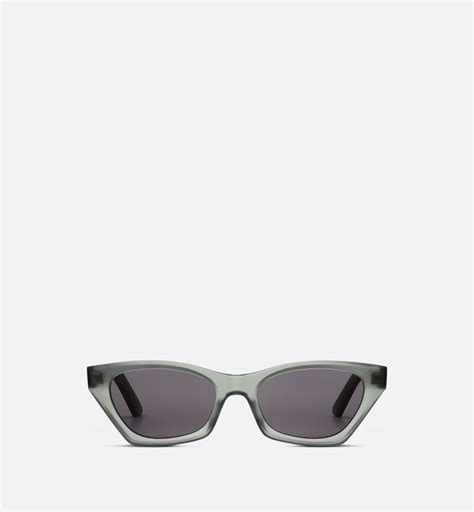 DiorMidnight B1I Green Matte Butterfly Sunglasses